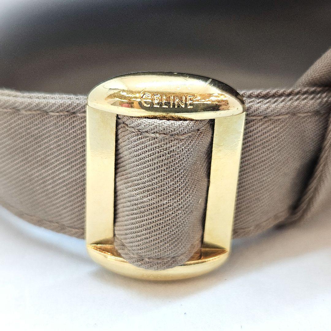 CELINE セリーヌ コットン トリオンフ ベースボール キャップ