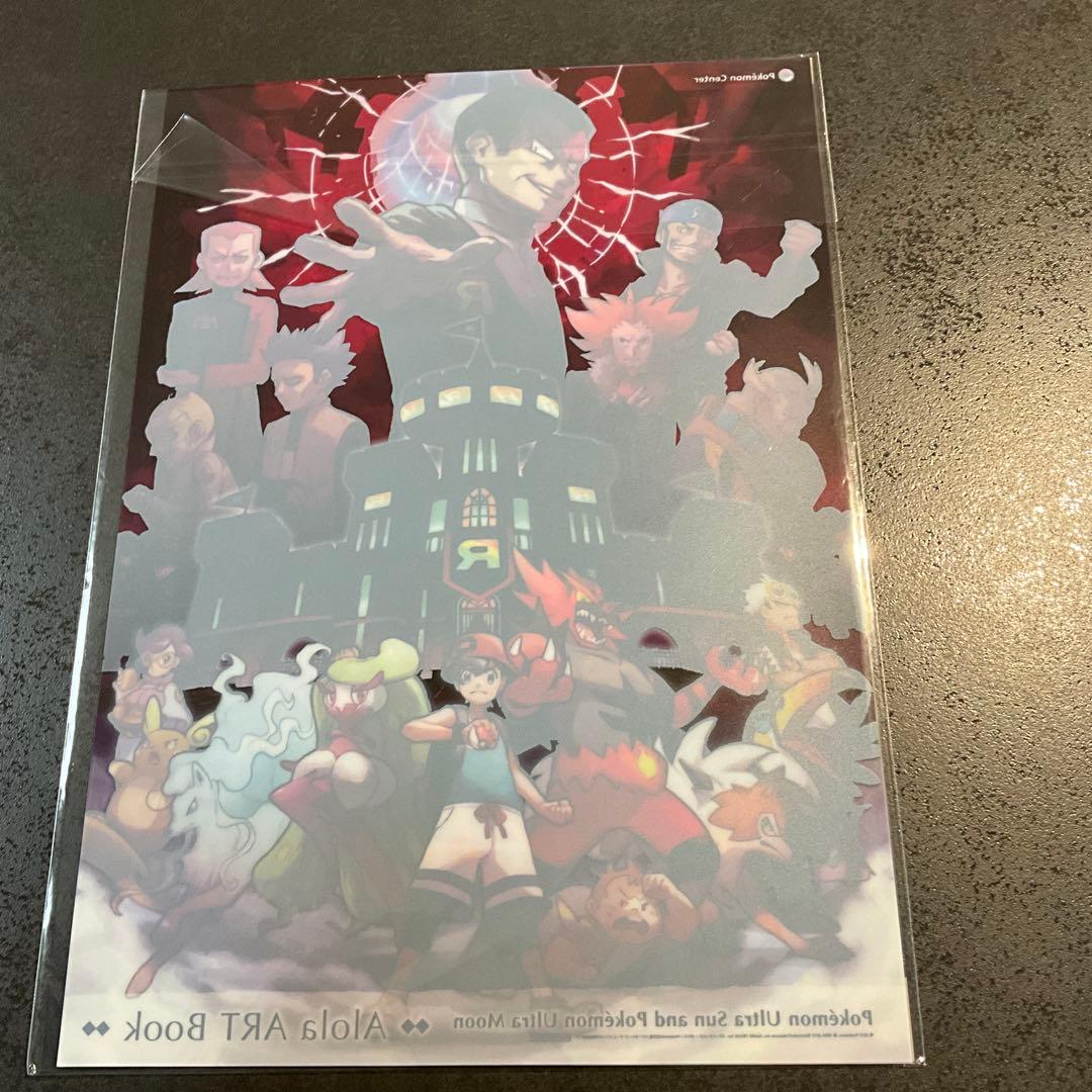 ポケモン　アートブック4冊・クリアポスターセット