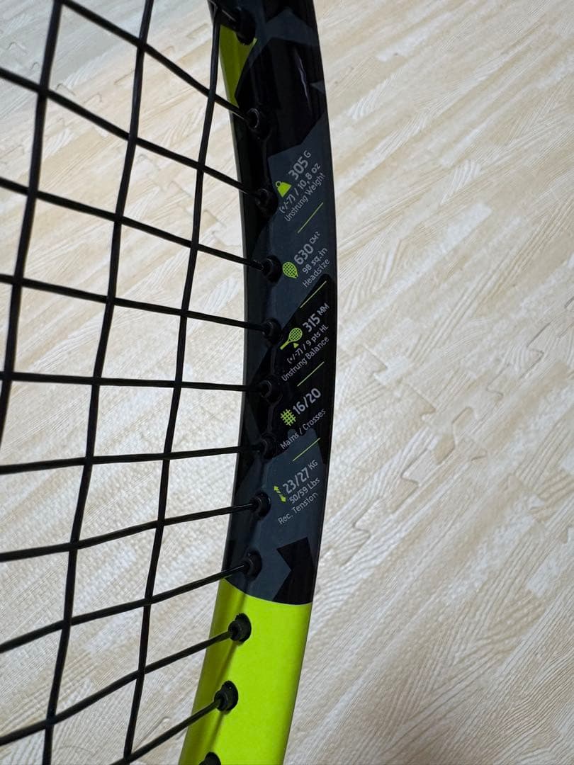 極美品】バボラ ピュアアエロ 98 (G2) ／リプレイスメントグリップ交換