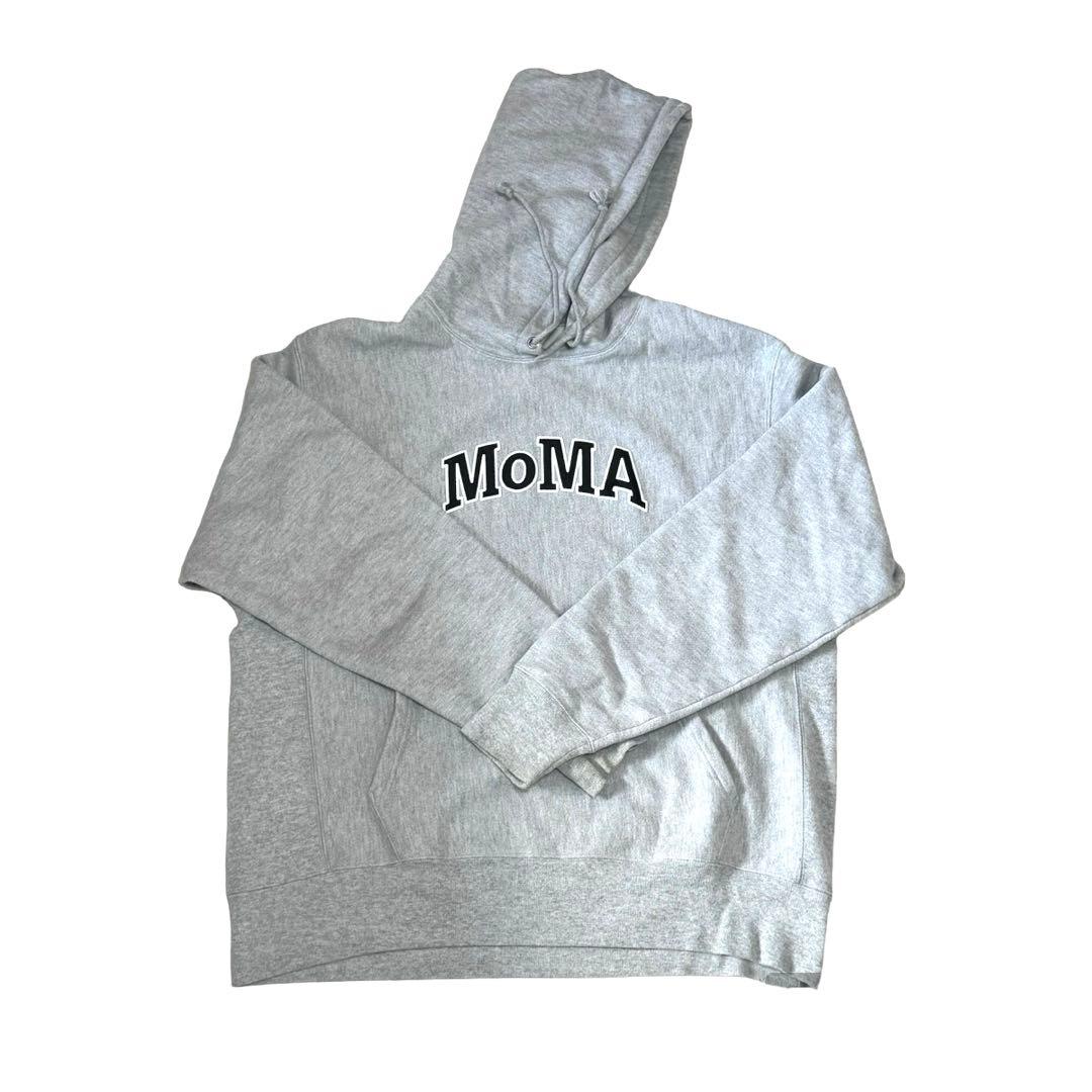 MoMA パーカー グレー スウェット リバースウィーブ チャンピオン