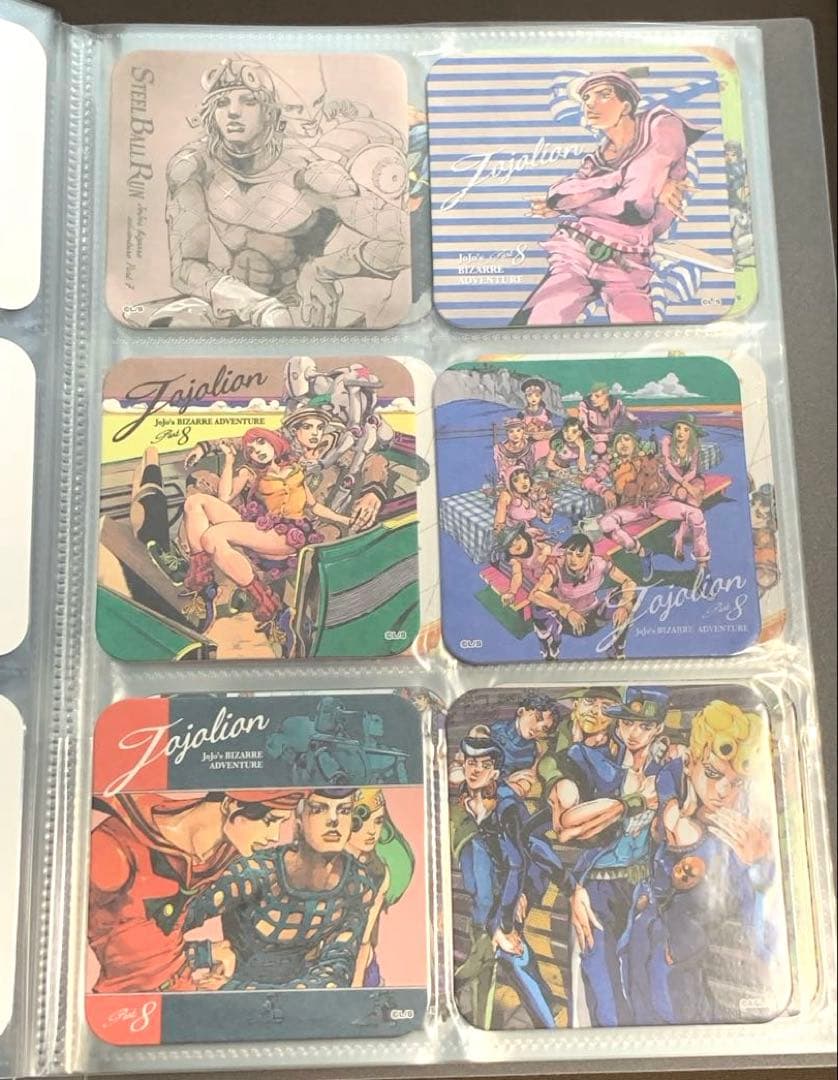 ジョジョの奇妙な冒険　原画展　アートコースター　58種