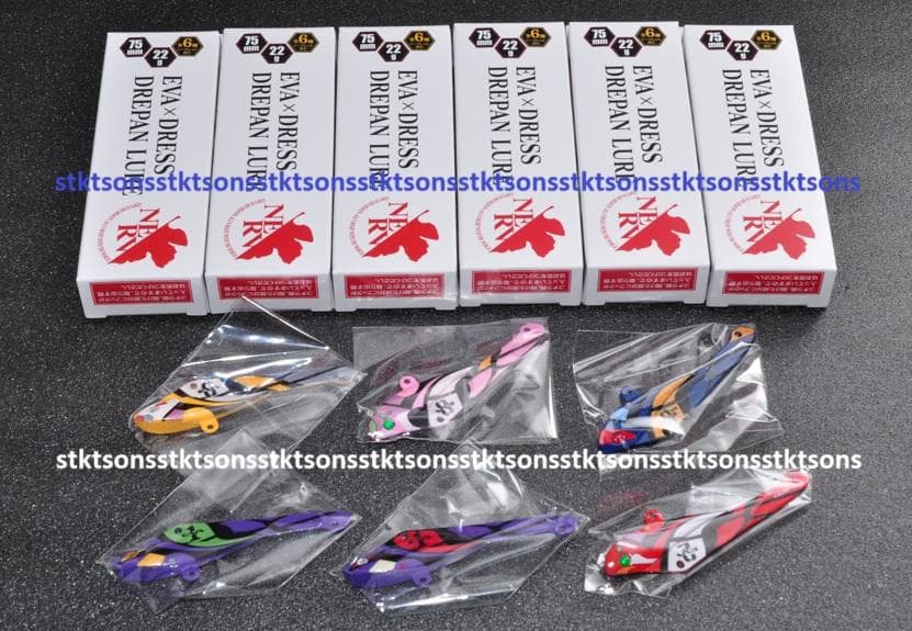 エヴァンゲリオン ドレパンルアー EVA×DRESS 6個セット シークレット有