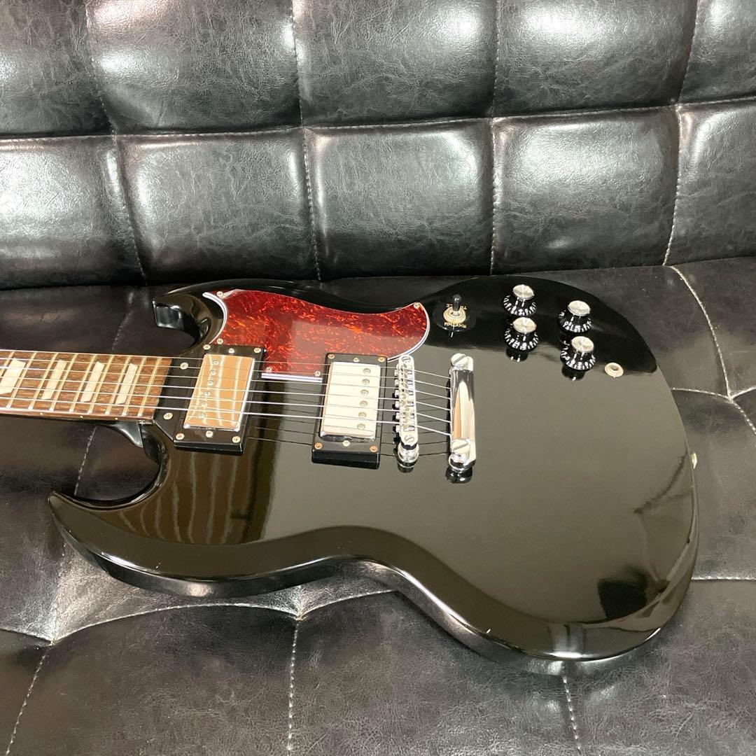 Epiphone SG 鼈甲 BLACK GROVER PEGグローバー