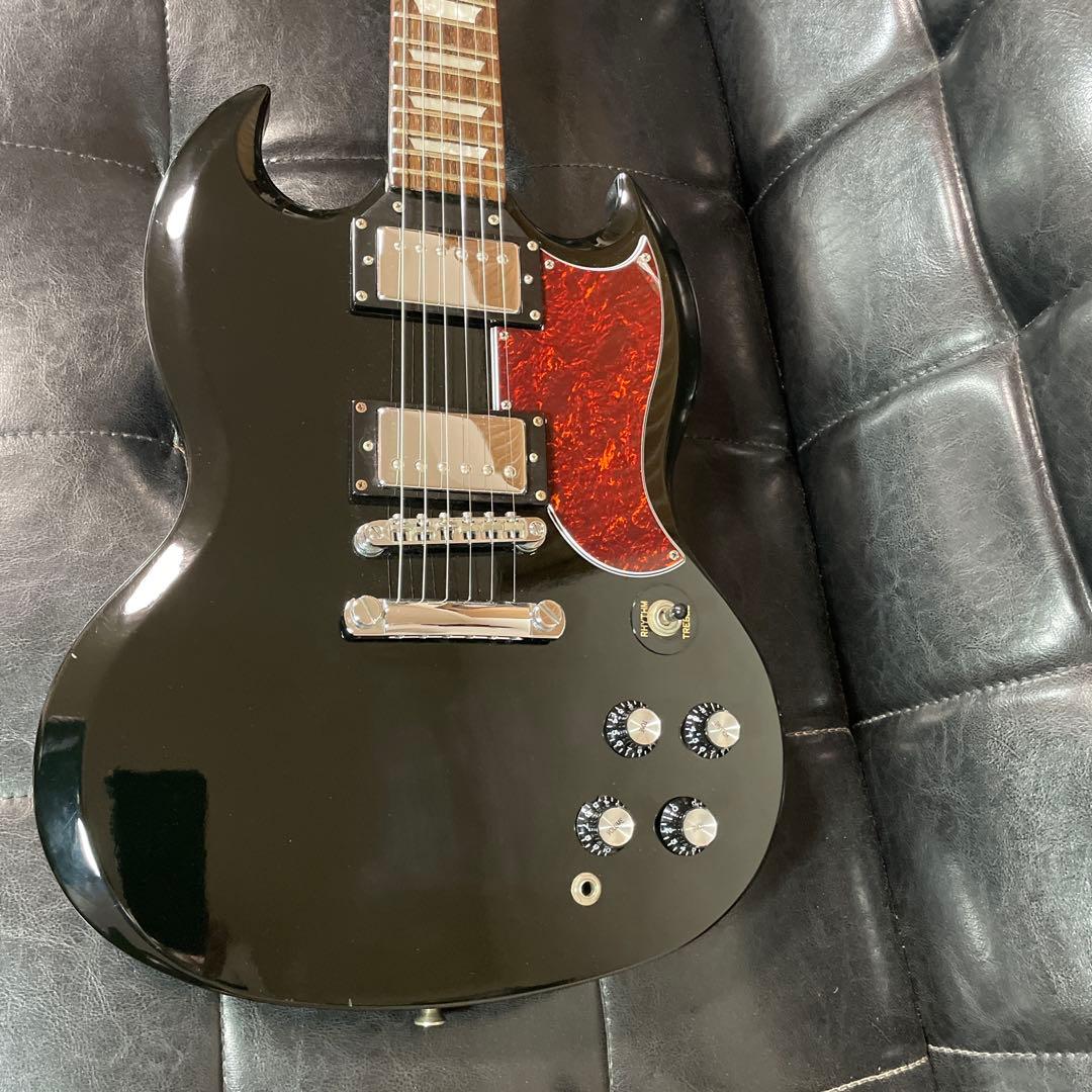 Epiphone SG 鼈甲 BLACK GROVER PEGグローバー - メルカリ