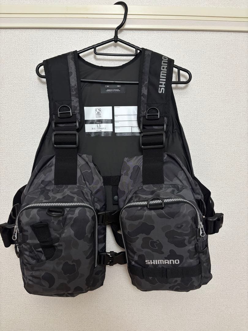 シマノSHIMANO フローティングベスト ゲームベストライト VF-068T