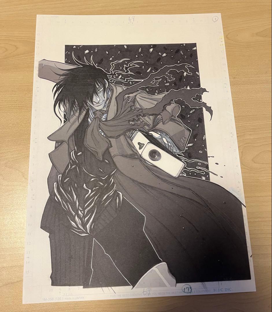 即購入可】ヘルシング HELLSING 平野耕太 複製原画 アーカード - メルカリ