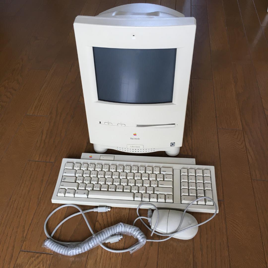 Macintosh Color Classic キーボードとマウス付き Yahoo!オークション -「macintosh classic」(パソコン) の落札相場