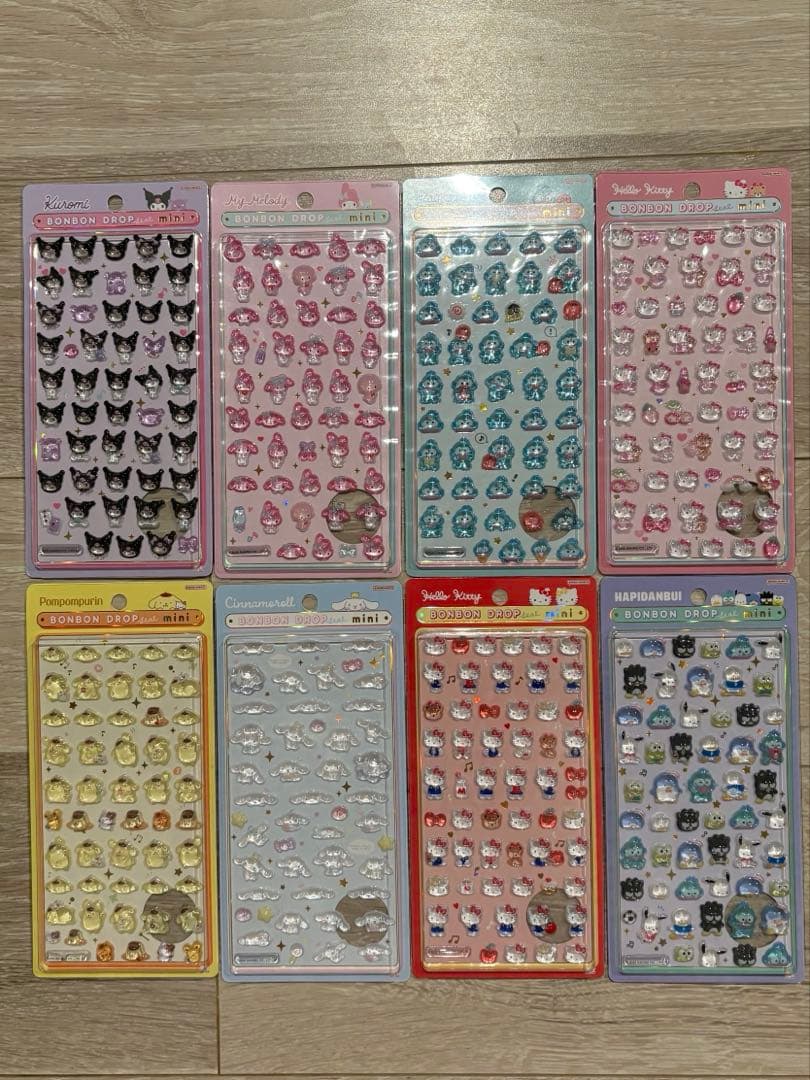 【正規品】ボンボンドロップシールミニ サンリオ 全8種セット 楽天市場】ボンボンドロップシール ミニ サンリオ : zaccama 楽天市場店