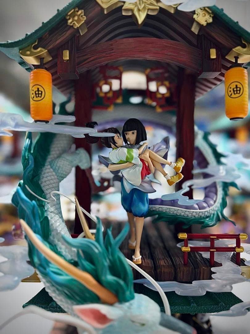 荻野・千尋 & ハク 千と千尋の神隠し フィギュア ガレージキット