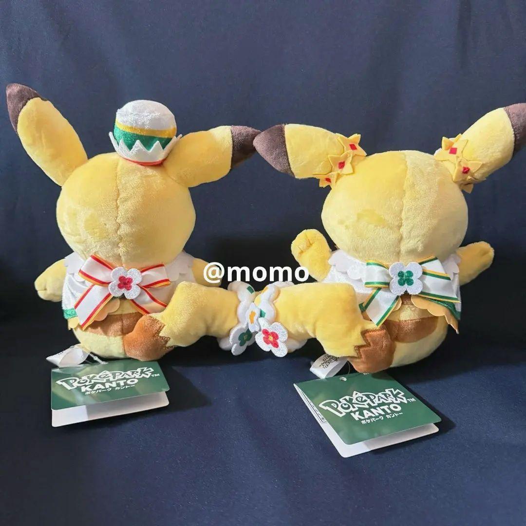 ポケパークカントー カーニバル衣装 ピカチュウ ぬいぐるみ