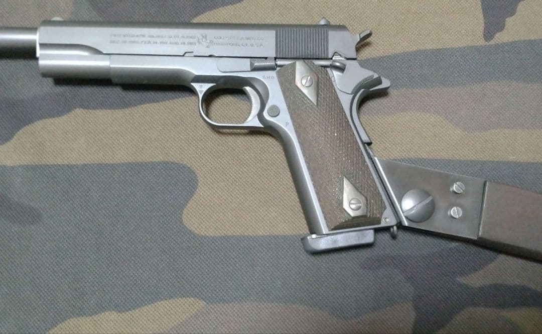 東京マルイ コルトガバメント M1911A1 ロングバレル　ストック　カスタム