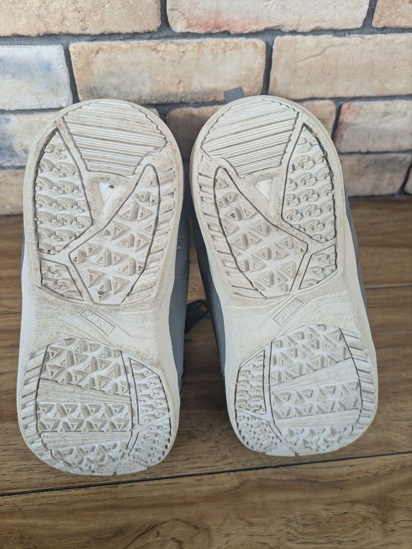 美品 RIDE HERA ヘラ 25.0cm Wボア グレー スノボブーツ　高級