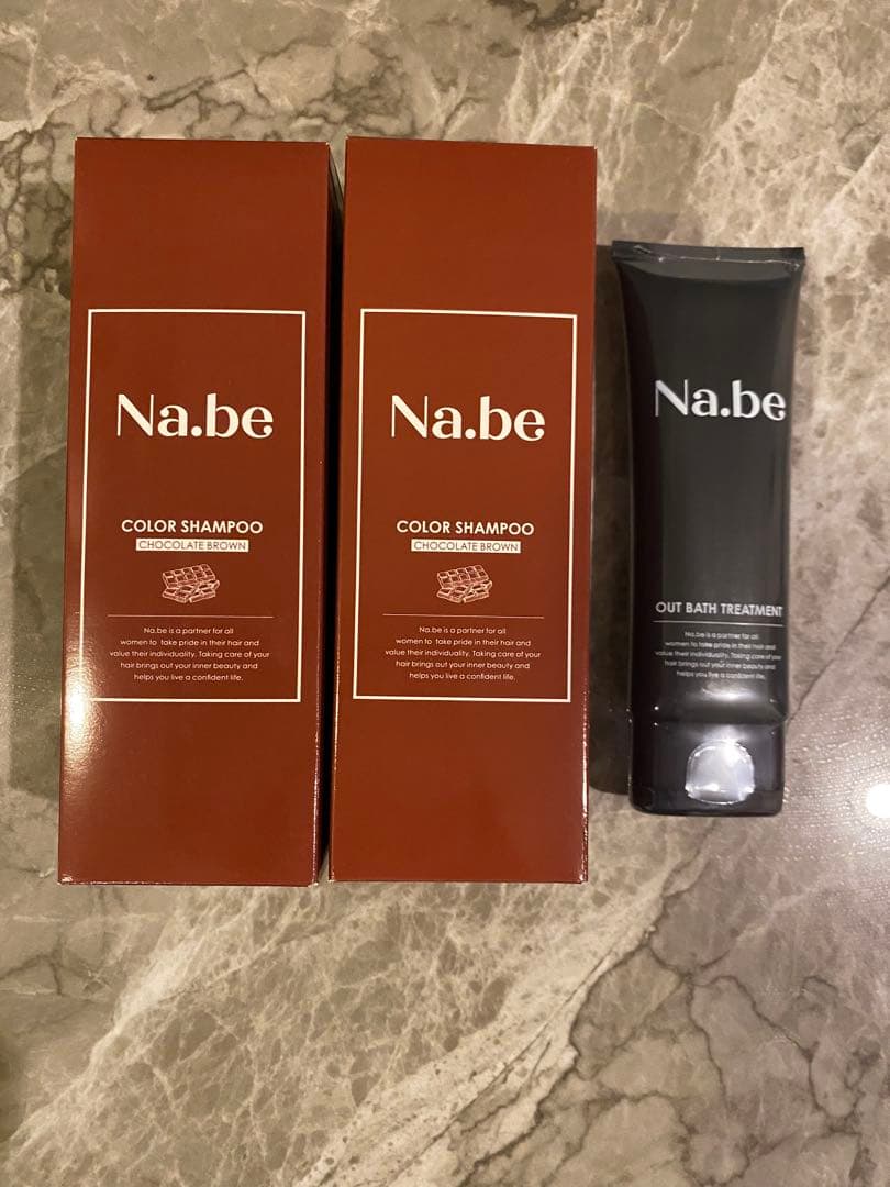Na.be カラーシャンプー 2本セット + トリートメント - メルカリ