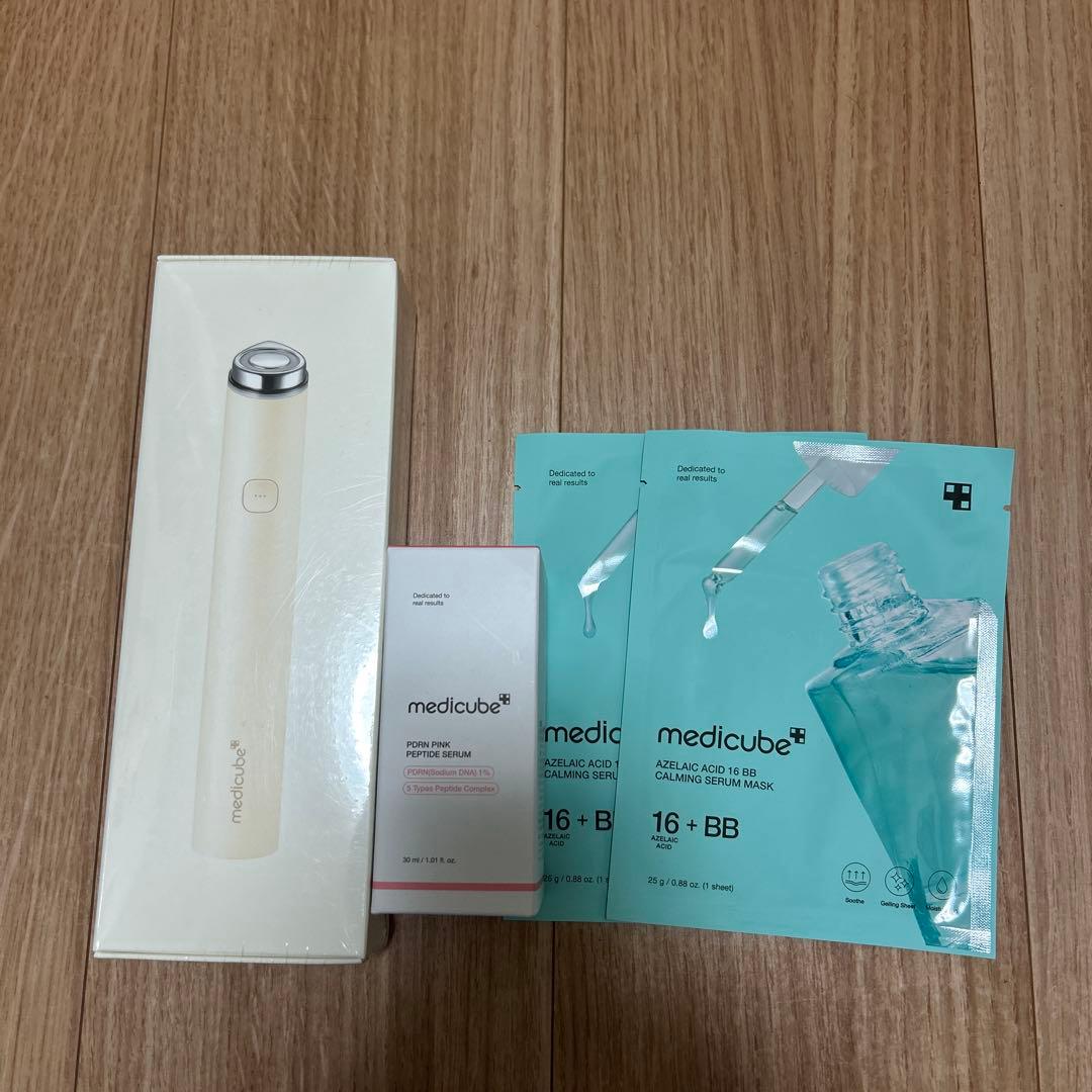 medicube ブースタープロミニ 美容液＋パックセット MEDICUBE メディキューブ ブースタープロ ミニ プラス 美顔器 韓国美容