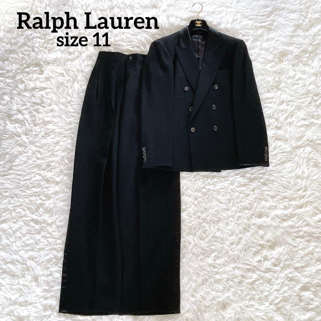 美品✨【ラルフローレン】ウールダブルジャケット サイドラインパンツ セットアップ RALPH LAUREN｜【セットアップ対応商品】Polo ソフト ダブルニット