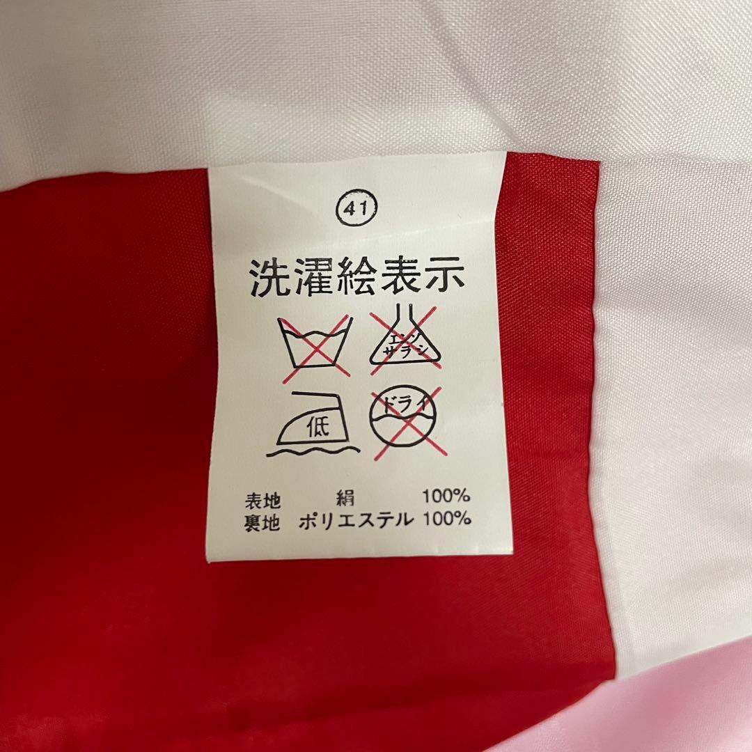 《七五三》3歳 正絹お着物セット 正絹被布 草履 バッグ 髪飾り付き