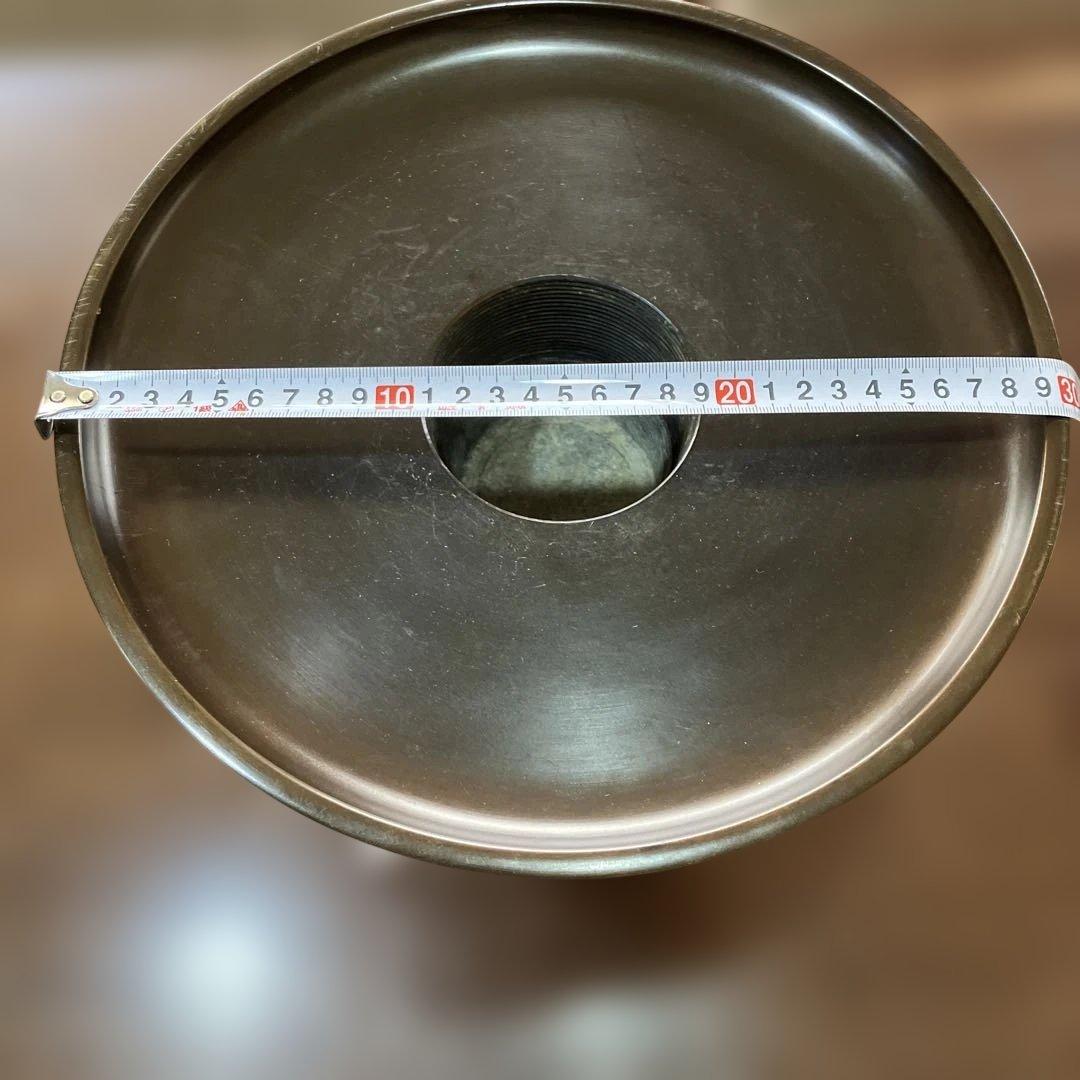 茶道具・花器花瓶 薄端・鳳凰足 ビンテージ 古道具(蔵出し骨董品)