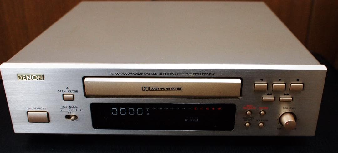 DENON DRR-F100 オートリバースカセットデッキ 音出し動作品 - ラジオ