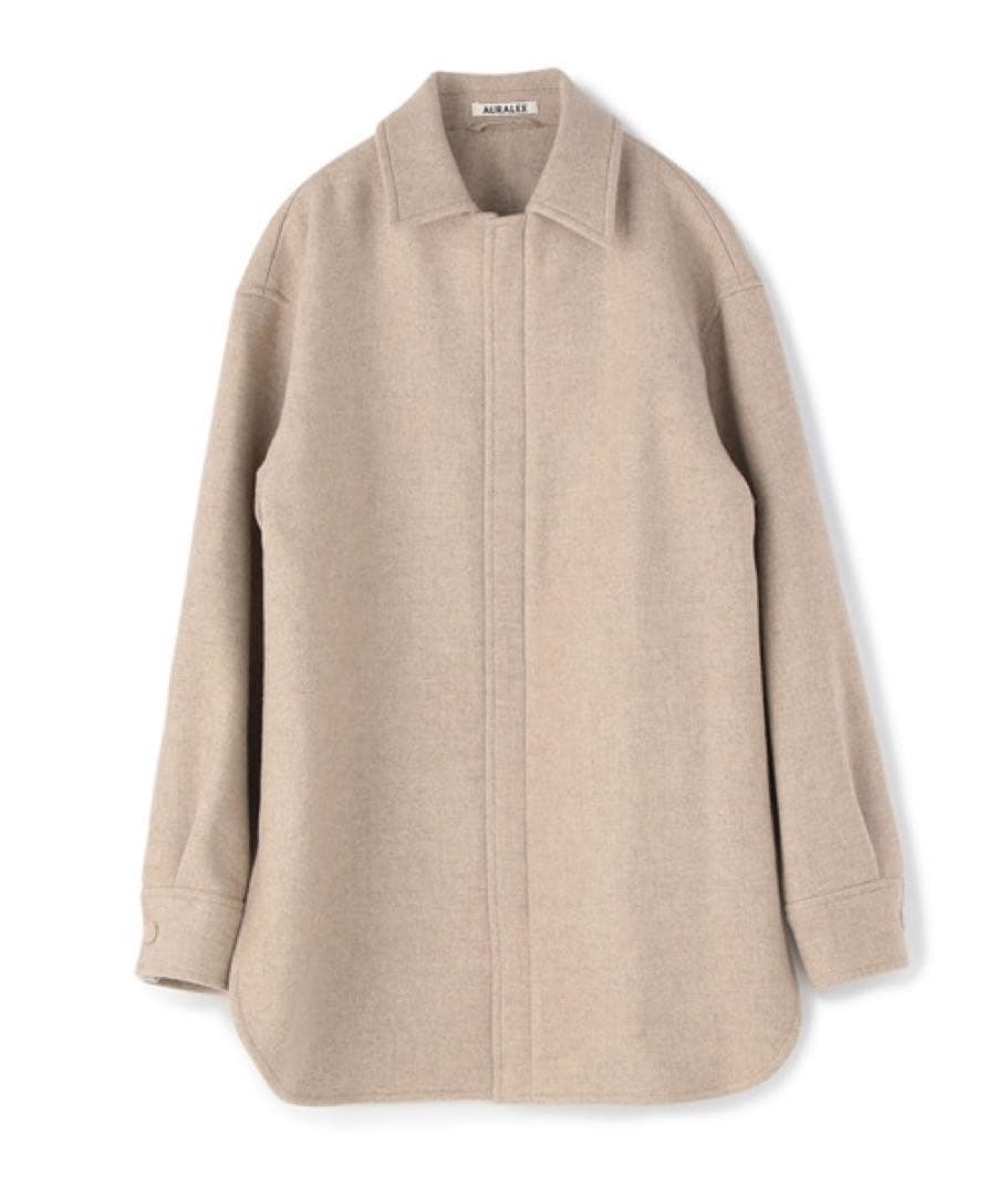 Lue様専用 AURALEE オーラリー ジップアップメルトンシャツジャケット