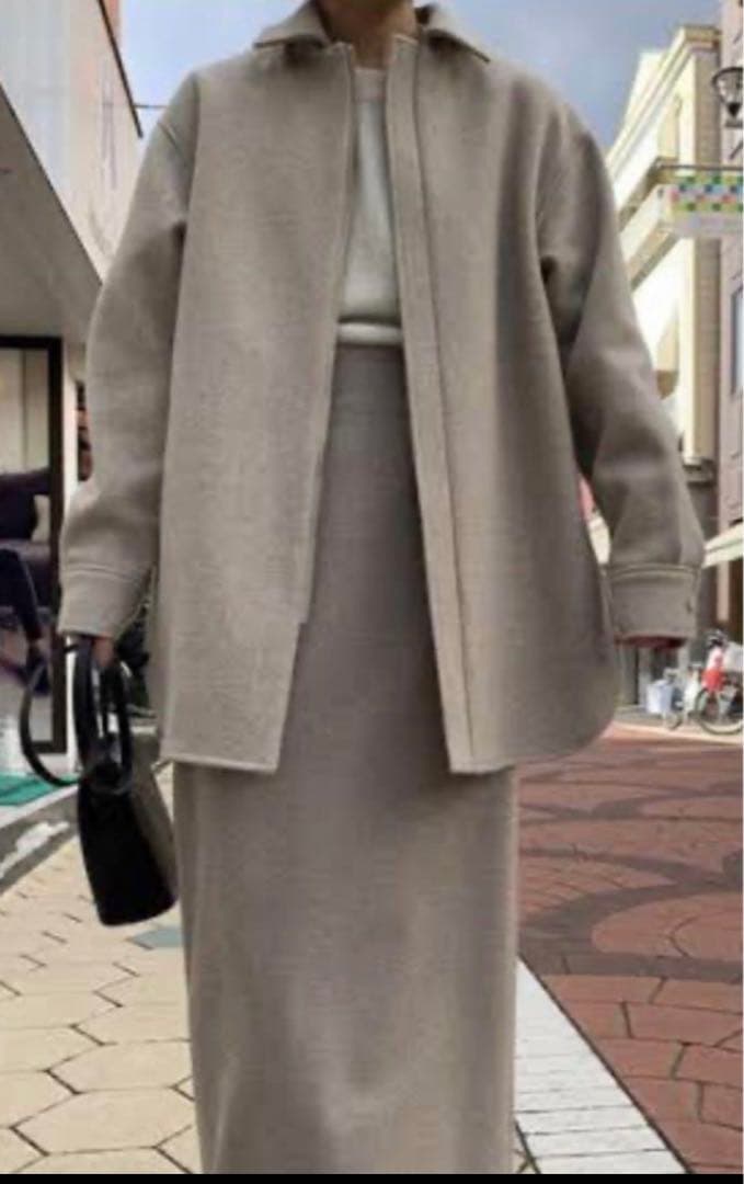 Lue様専用 AURALEE オーラリー ジップアップメルトンシャツジャケット