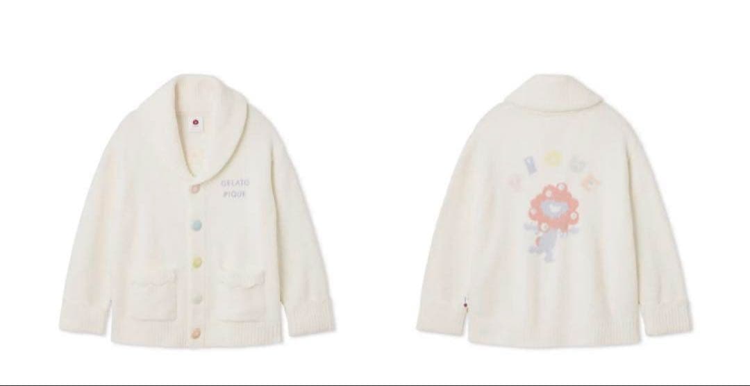 関西万博限定 ジェラピケ ミャクミャクショールカーディガン ユニ