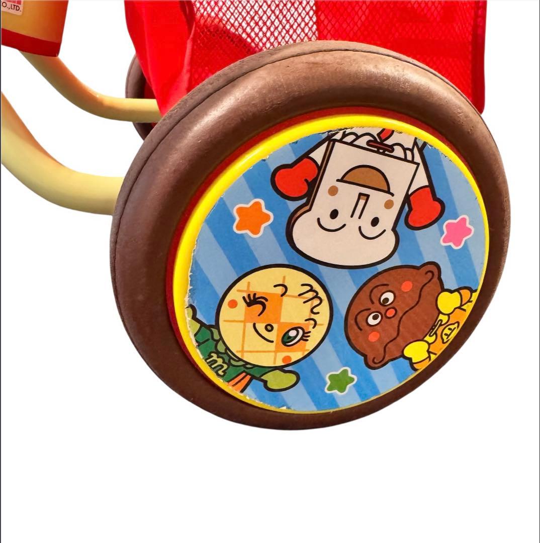 アンパンマン デラックスII三輪車 サンシェード&足置きステップボード