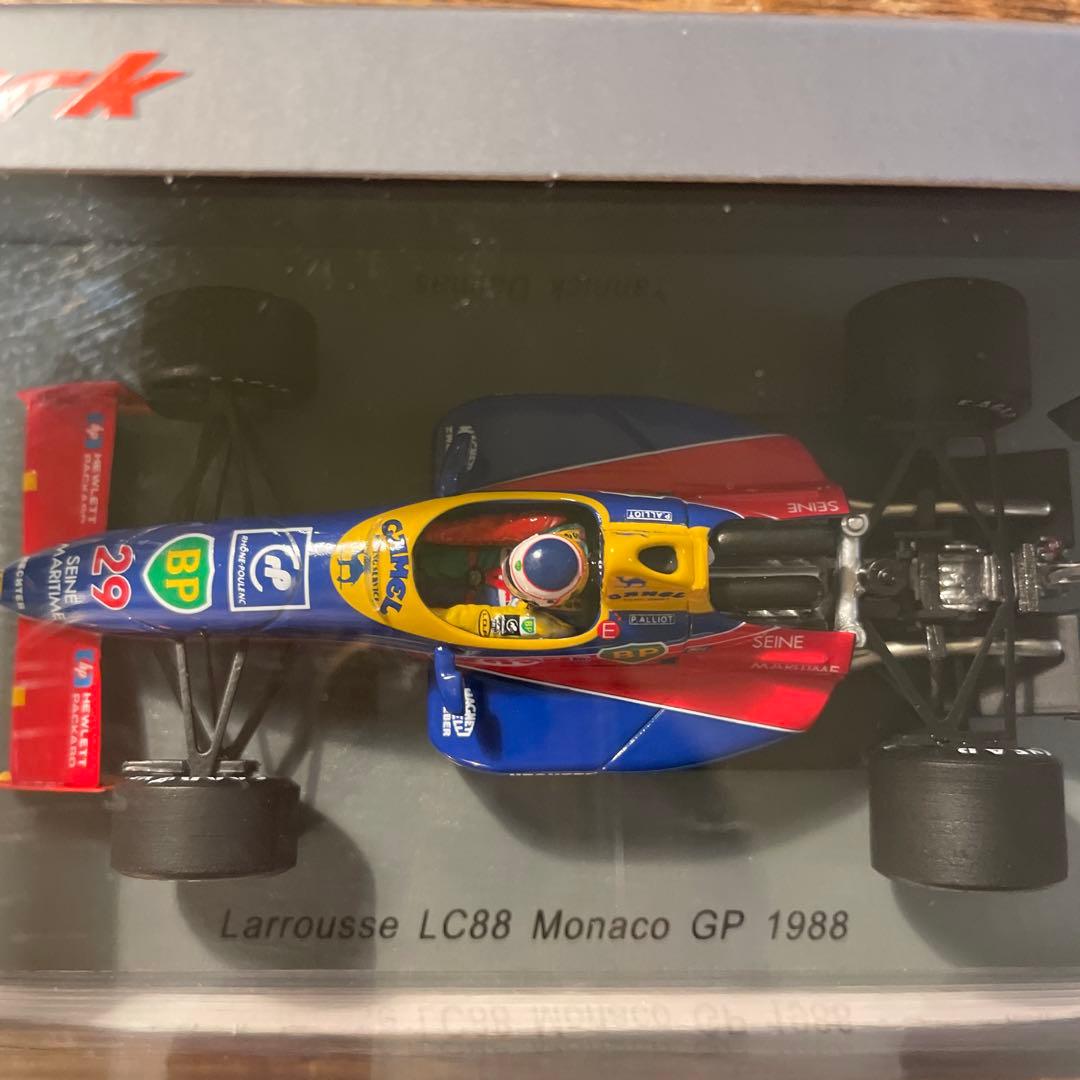 絶版 1/43 ラルース LC88 1988年モナコGP ヤニック・ダルマス - メルカリ