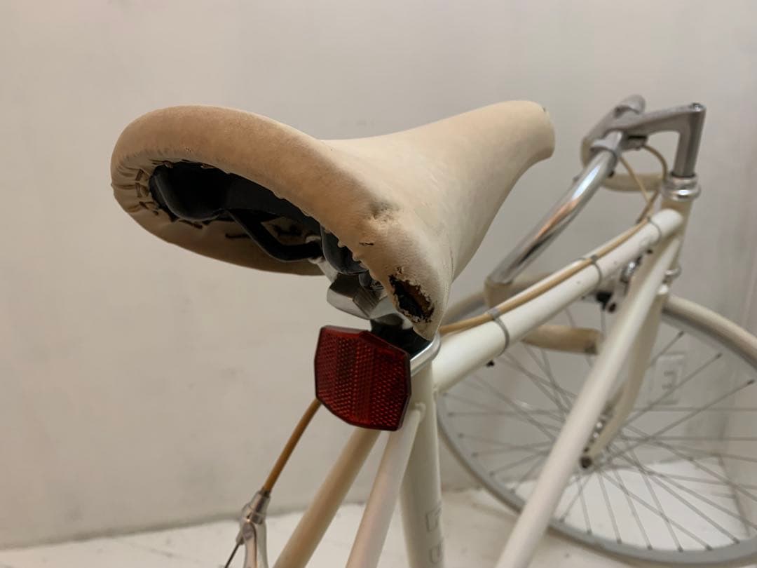 FUJI FEATHER フジ フェザー ピストバイク オーロラホワイト 54 - メルカリ