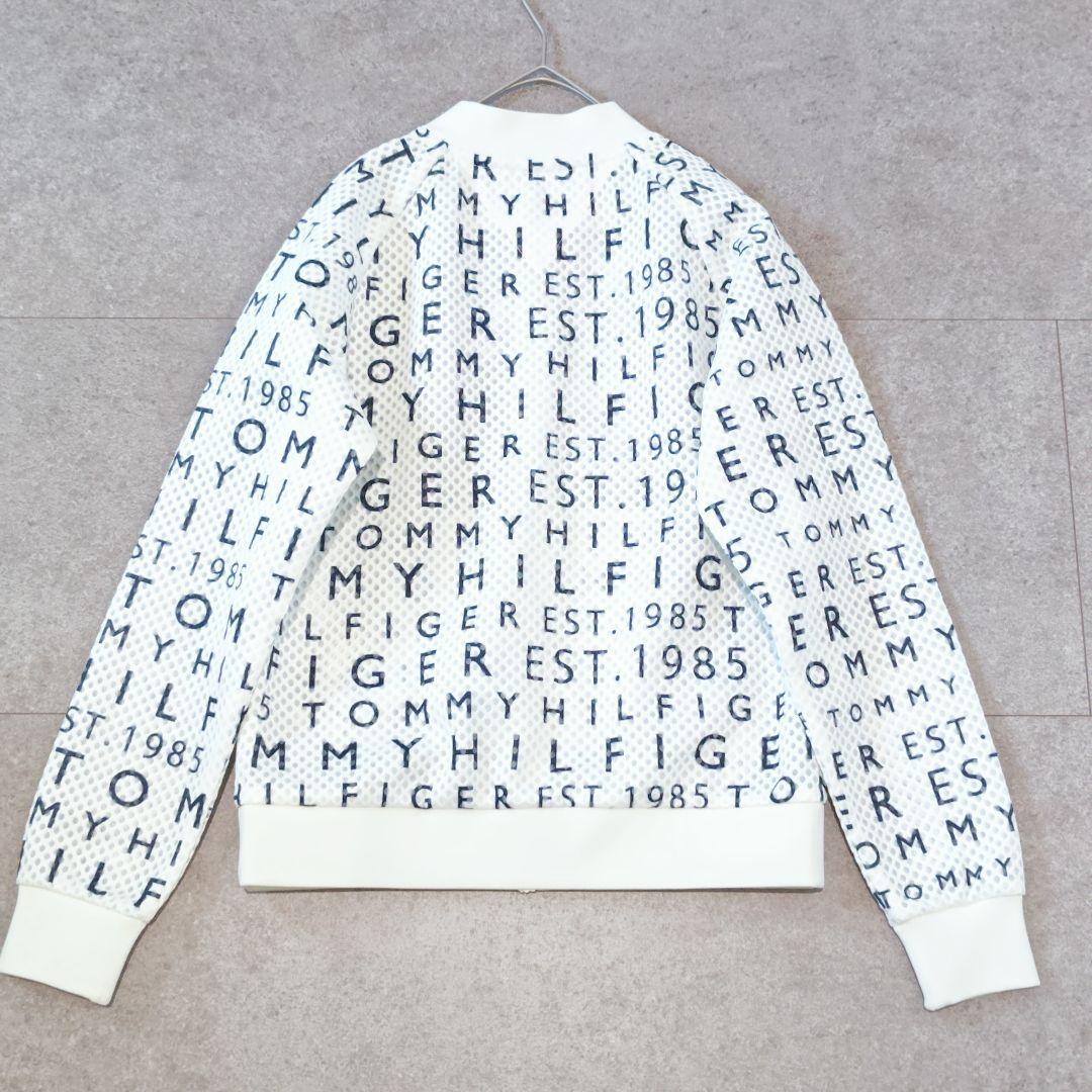 トミーヒルフィガーゴルフ】ロゴ総柄メッシュブルゾン ジャンパー 袖
