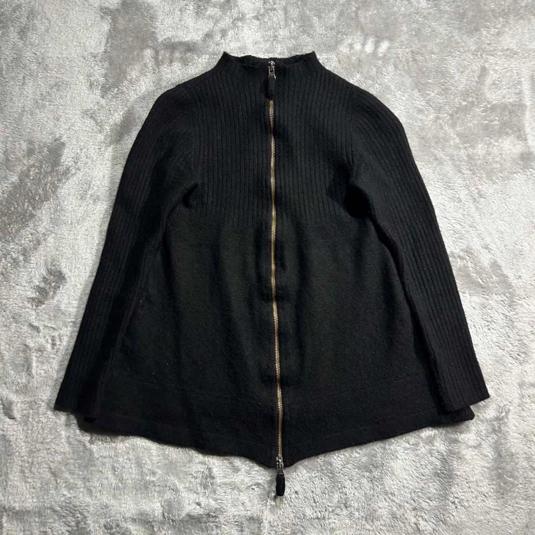 00s JEAN PAUL GAULTIER ダブルジップハイネックニット 黒 00s JEAN PAUL GAULTIER ダブルジップハイネックニット 黒 - メルカリ