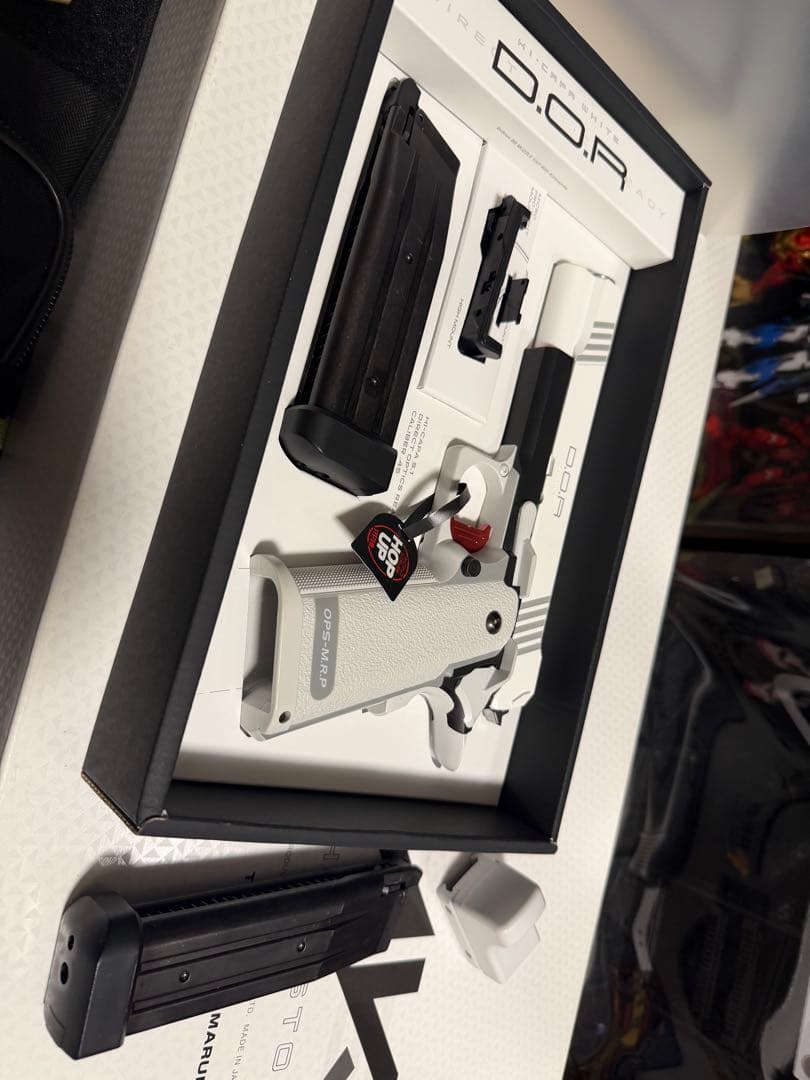 東京マルイ　ハイキャパホワイトDOR プロサイト付き ハイキャパ ホワイト D.O.R - ガスブローバック | 東京マルイ