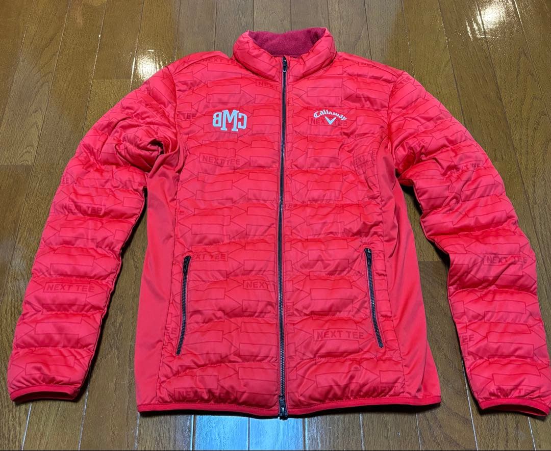 未使用品】キャロウェイCallaway ゴルフダウンジャケット レッド L