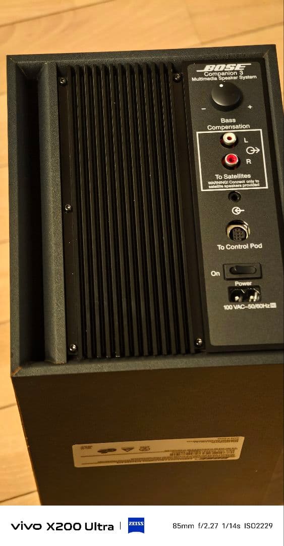 BOSE Companion 3 サブウーファー本体 動作未確認 - メルカリ