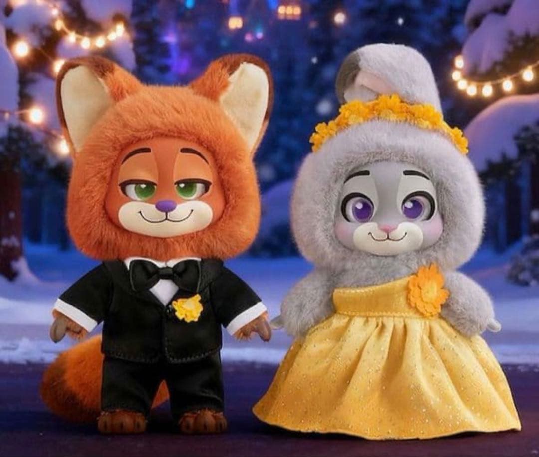 TOPTOY ディズニー ズートピア2 タキシードニックイヴニングジュディ