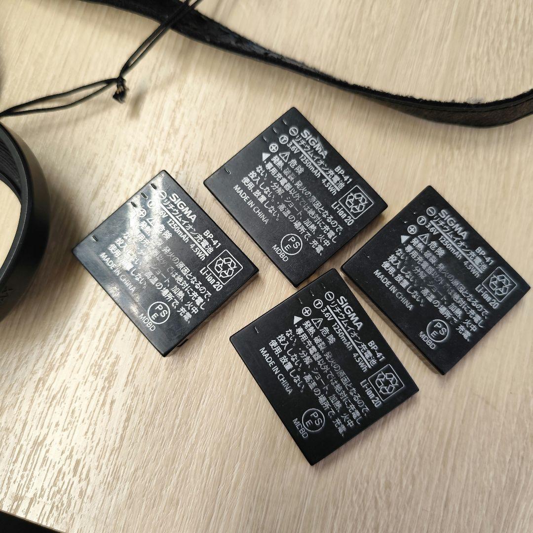 SIGMA DP2merrill 純正バッテリー4個、チャージャーなど 色々 - メルカリ