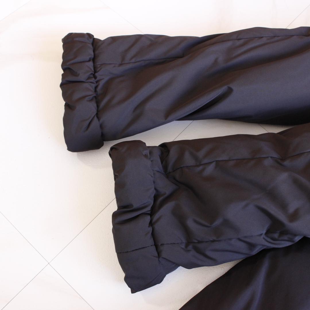 M'S GRACY フリルカラー ダウンコート LLサイズ ブラック ベルト