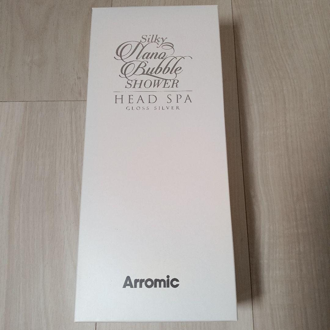 シルキーファインナノバブルシャワーヘッドスパ Arromic JSNB3-RW