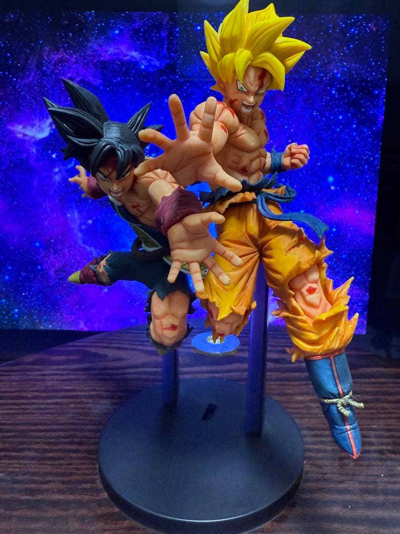 【ドラゴンボール】孫悟空&バーダック　親子かめはめ波リペイント