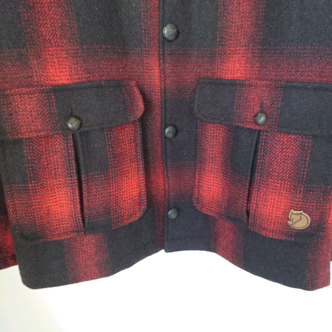 フェールラーベン ジャケット ウール100 オンブレチェックくるみボタン
