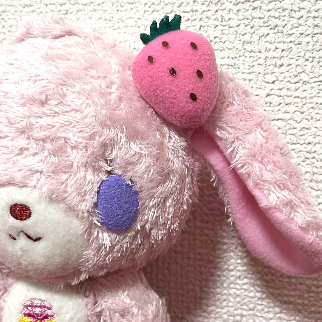 サンリオ シュガーバニーズ ストロベリーうさ ジャム刺繍 ぬいぐるみ