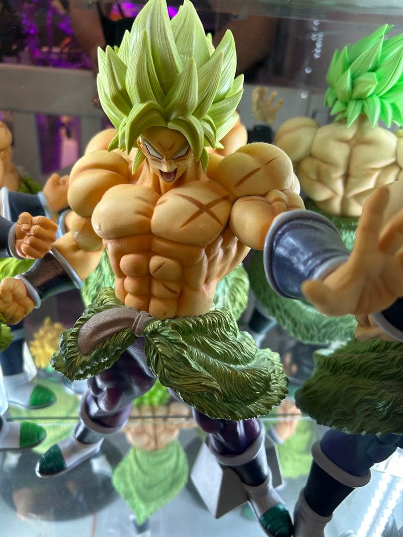 ブロリー フィギュア 約18cm 3体　１体ラメ入の 腰巻きあり！箱無　交渉あり