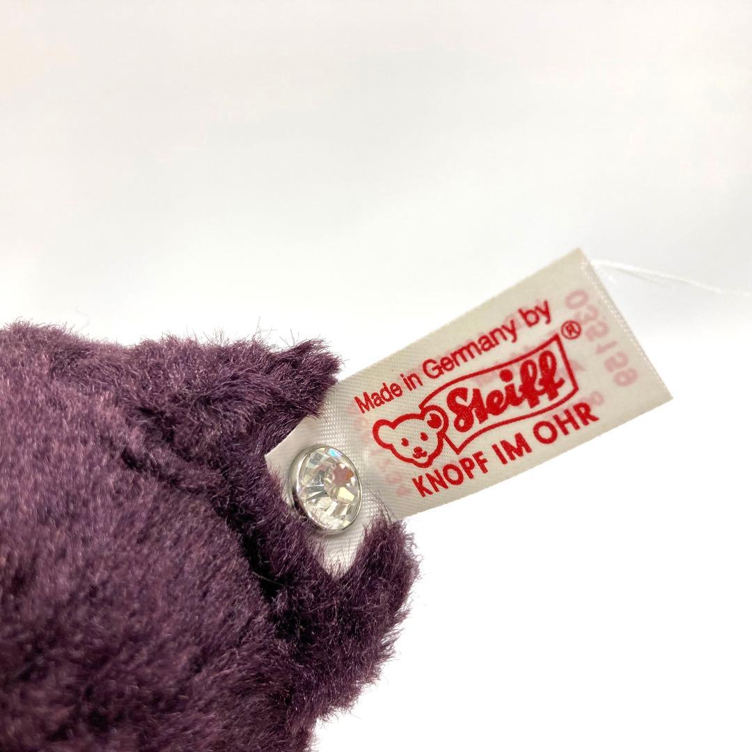 シュタイフ　steiff スワロフスキー アメジスト テディベア　限定