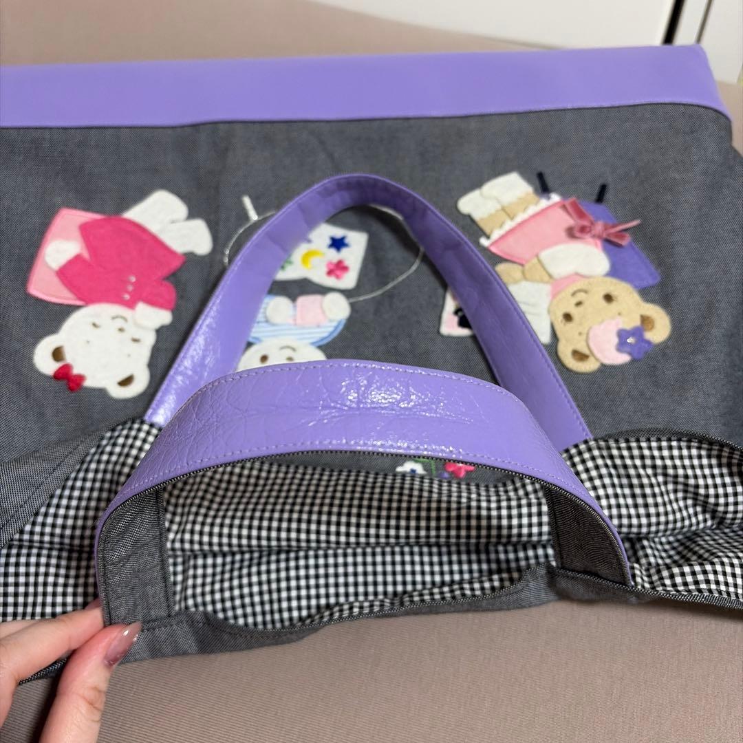 familiar キャトルレーヴ コラボ デニムバック 宝塚歌劇 ファミリア