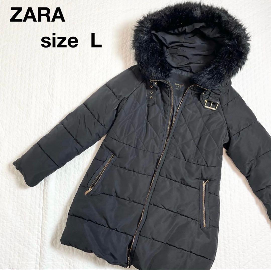 最終値下げ】ZARA ロングダウンコート - メルカリ