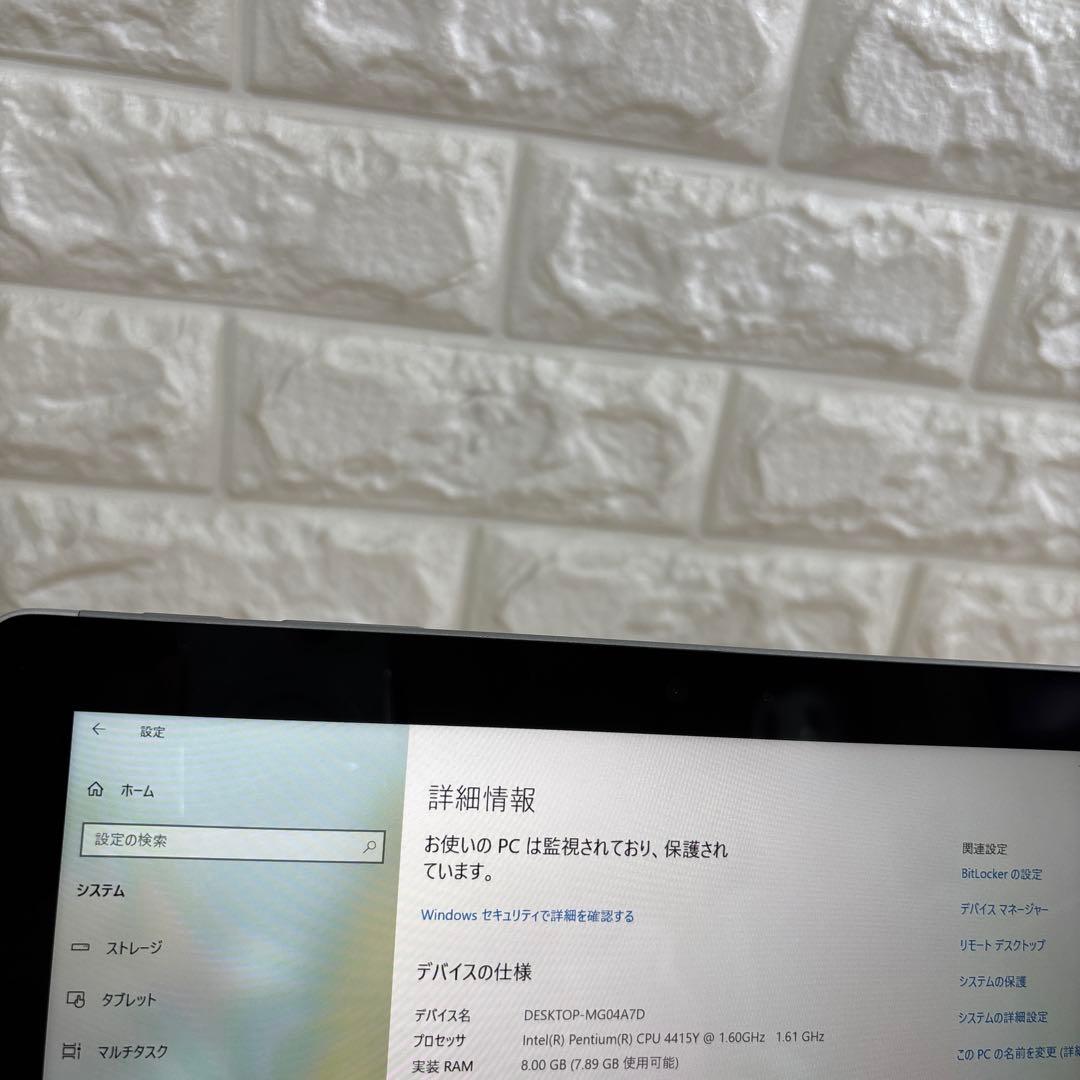Surface Go 1824 pentium 4415Yメモリ8GB#5257 - メルカリ