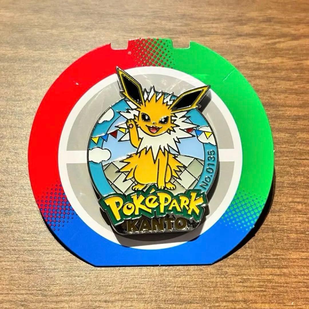 ポケパークカントー ピンバッジ サンダース - メルカリ