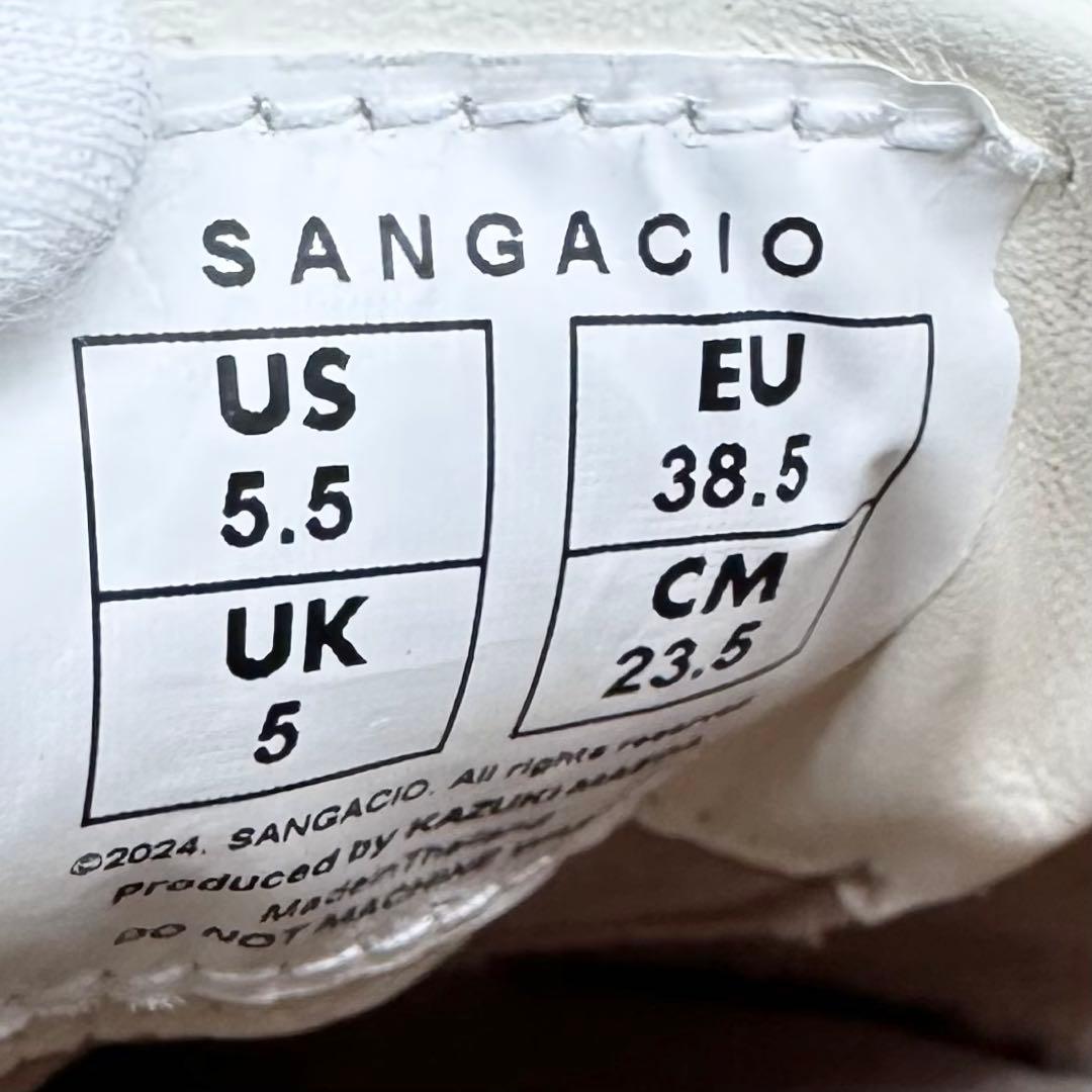 未使用✨サンガッチョ SG8 WHITELATE にゅ スニーカー 23.5cm
