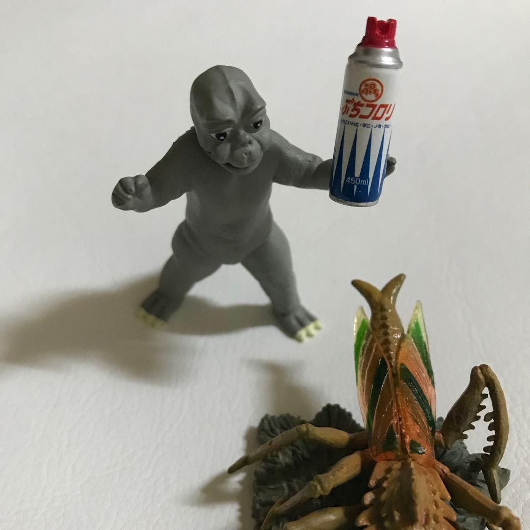 カマキラス ミニラ』ゴジラ フィギュア 特撮大百科 HGシリーズ 怪獣