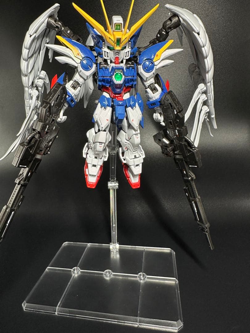 リンプラパール塗装　MGSD ウィングガンダムゼロEW