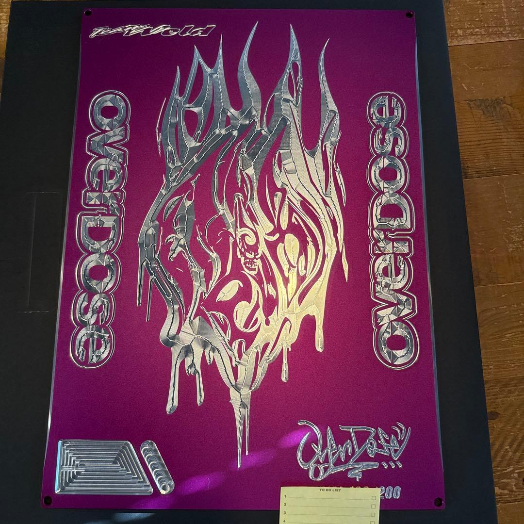 ★最終値下げ★オーバードーズ アルミ限定シリアル入りセッティングボード　新品